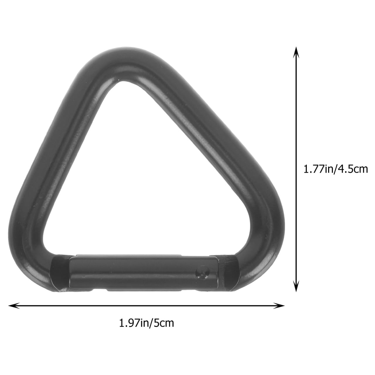 Aluminum Alloy Heavy Duty Carabiner Clips - Compact 1 97X1 77 Inch Climbing Buckles for Outdoor Activities Keychain Accessories and Fishing Snap Clips