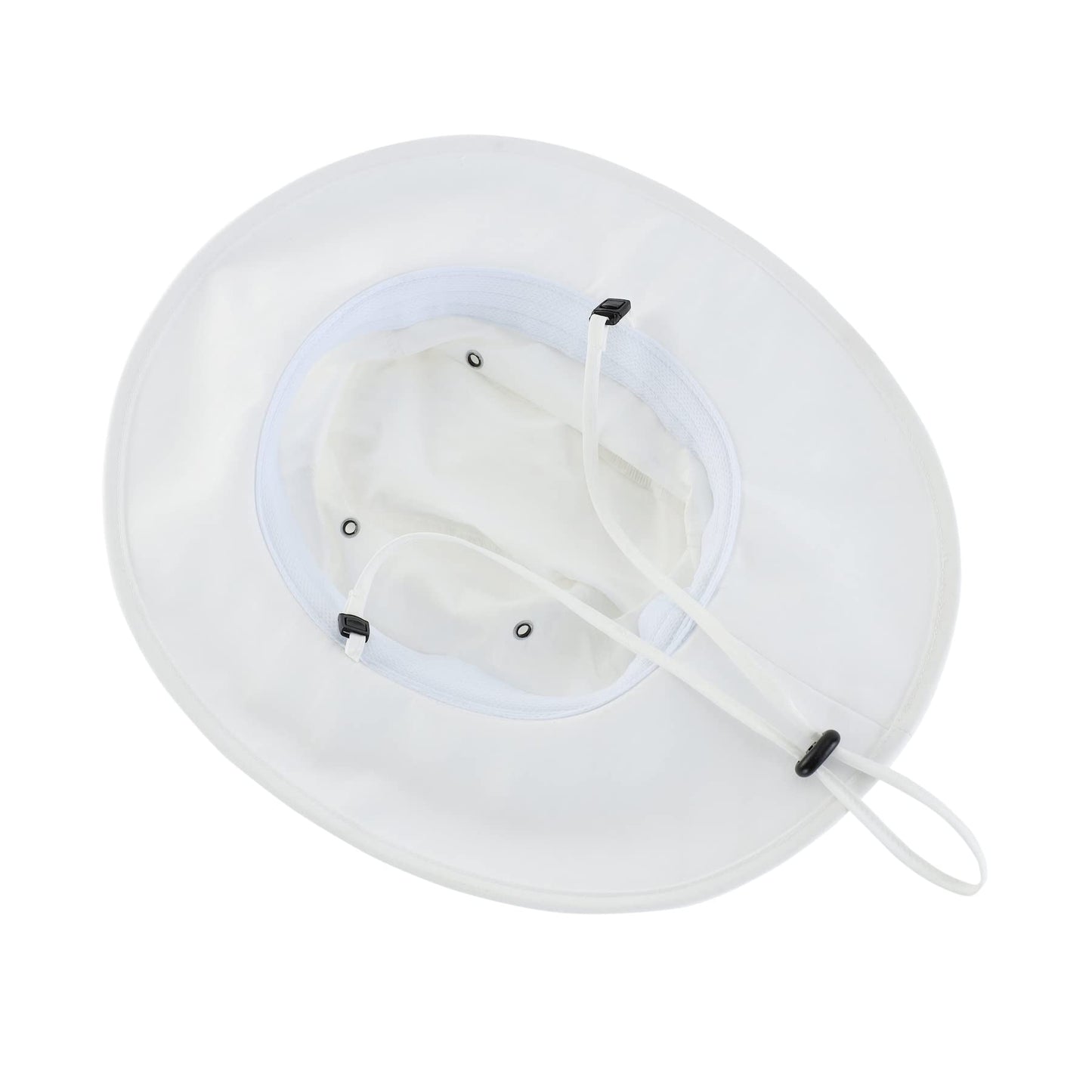 Home Prefer Summer UPF 50+ Men's Bucket Sun Hat Wide Brim Fishing Hat Safari Hat (White)