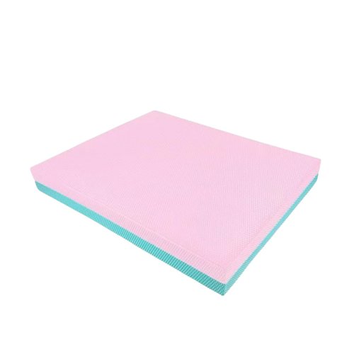 Stability Trainer Pad - Foam Balance Exercise Pad Cushion for Therapy, Yoga, Dancing Balance Training, Pilates,and Fitness (Green-Pink)