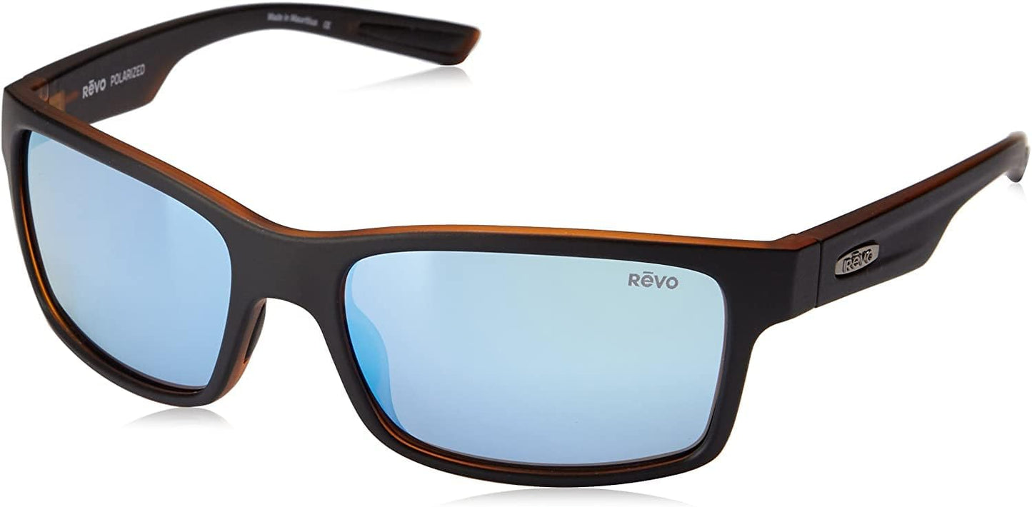 Revo Sunglasses Crawler: Polarized Lens with Performance Rectangle Wrap Frame
