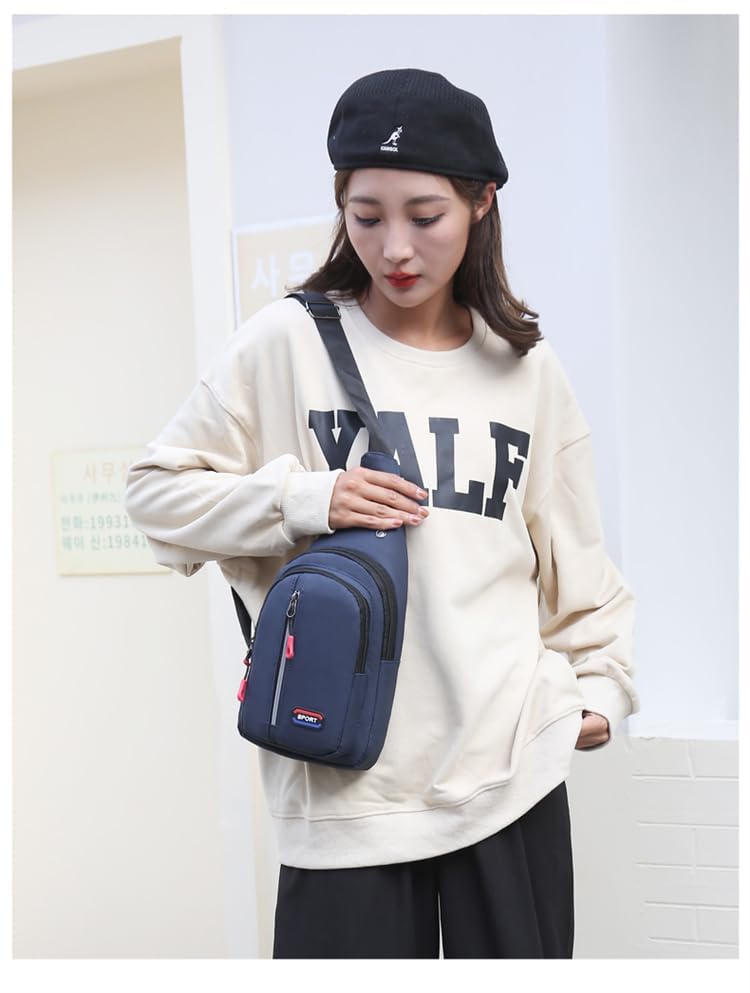 ChroX Shoulder Bag for Women and Men - Waterproof Crossbody, Travel Sling, Chest Bag, Leisure Day Backpack