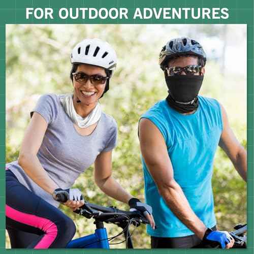 Cooling Neck Gaiter, Summer UV Face Mask Dust Balaclava, Neck Gator Bandana Face Cover for Sun Protection Men Women Outdoor