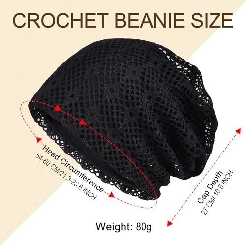 Women's Summer Beanie for Men Hat Boho Hats Adult Dwarf Hats Chemo Cap Cancer Headwear Caps Baggy Skull Sleep Cap Nightcap