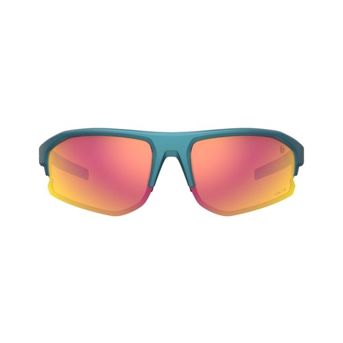 Bollé - BOLT 2.0, Creator Teal Metallic, Volt+ Ruby Polarized, Medium, Sunglasses, Unisex, Adult