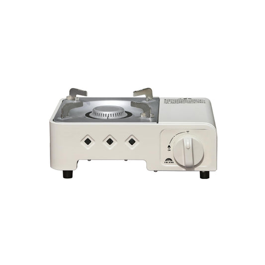 AIROKA Mini Cassette Stove, Portable Magnetic Butane Stove 2.1KW - Compact Camping Cooktop with Piezo Ignition & Multi-Stage Flame Control
