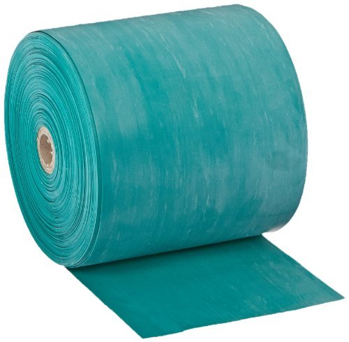 CanDo 10-6323 Sup-R Latex Free Exercise Band, 50yds Length, Green-Medium