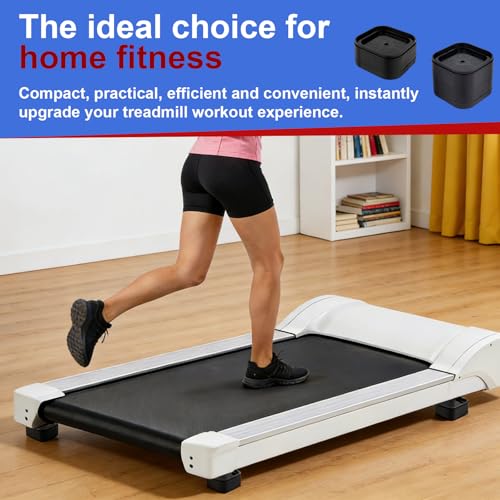 Treadmill Incline Riser Blocks - Stackable, Non-Slip Support for Home Gym
