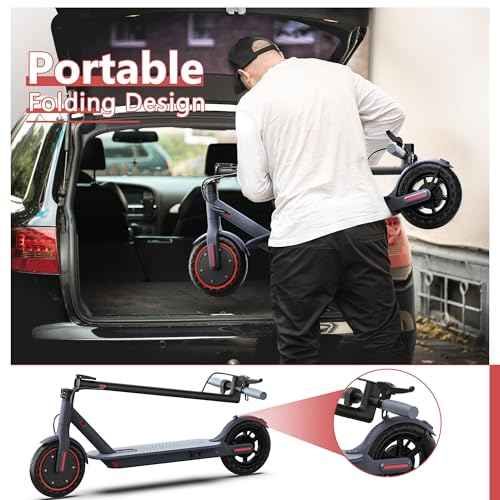 MAXSHOT Electric Scooter for Adults, 8.5/10/14" Tires, 19/22Mph, 350W/500W Motor, 21-28 Miles Range, Folding E-Scooter with Dual Suspension,APP(V1/SPRO/MAX/PRO/X1/X1PRO/PR)