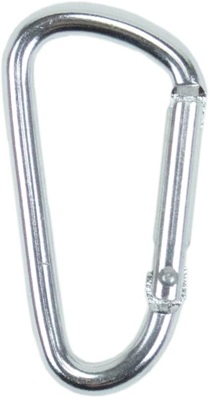 Aluminum D Ring Carabiner Clip Bulk Packages - Available in a Variety of Sizes, Styles, and Colors