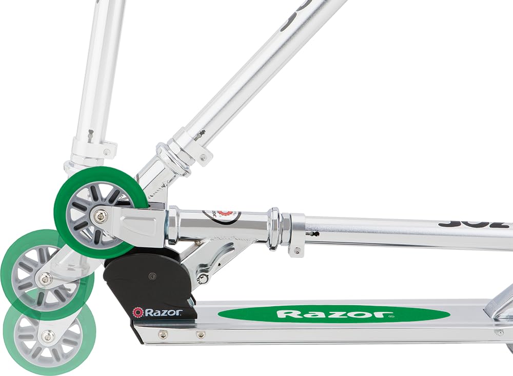 Razor A Model Kick Scooter for Kids Ages 5+ - Lightweight, Foldable, Aluminum Frame, and Adjustable Handlebars