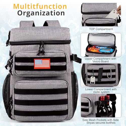 ATRIPACK Tactical Cooler Backpack 25L Insulated Lunch Bag Gery