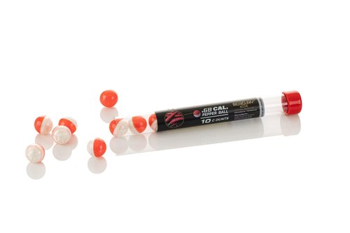 Mercury Rise Self Defense Pepper Ball Ammo for Training Pistol Paintball Gun (10 Count, .68 Cal Pepper Balls)