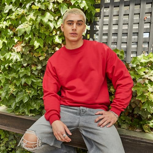 Men's EcoSmart Fleece Crewneck Sweatshirt - Big & Tall XX-Large Sand