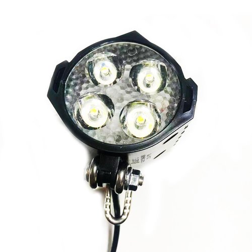 Ebike Headlight 36V-48V Super Bright LED Light for Electric Bike Scooter Mountain Bike Light for Night Riding Waterproof (2-pin Female)