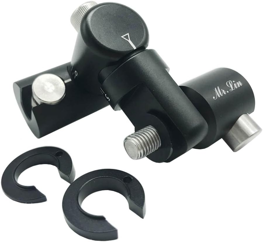 AMEYXGS Bow Rod Stabilizer Fully Adjustable Single Side V-bar Mount Quick Disconnect Sidebar Mount Pkg
