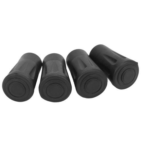 BORDSTRACT Walking Stick Tips, 4pcs Rubber Hiking Pole Tips, 12mm / 0.5in Inner Diameter Trekking Pole Tips Replacement for Hiking Sticks Feet Lost or Worn