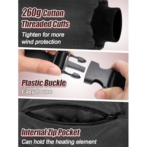 Football Hand Warmer Pouch for Youth - Soft Warm Windproof Sports Hand Warming Pouch, Adjustable Strap, Hand Warmer Hand Muff Winter Gifts for Hiking Camping Cycling Outdoor Recreation