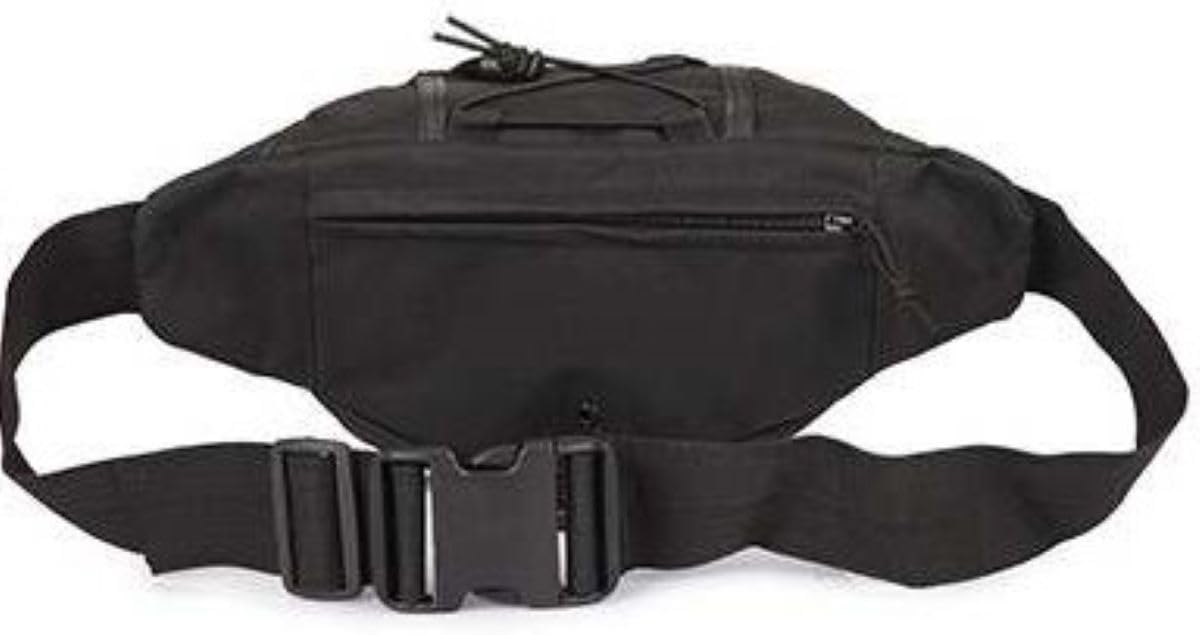 Waist Bag Fanny Pack For Men Travel Pouch For Women Anti Theft Waist Bag Belt Bag Waist Pouch For Travel Workout Running Hiking (Black 1106L)