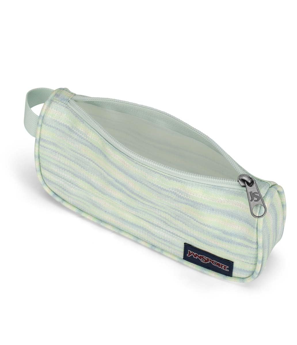 JanSport Medium Accessory Pouch, Secure Storage Space for Pens, Power Cords, Pencil Case, Ideal for Everyday Essentials - 70S Space Dye Fresh Mint