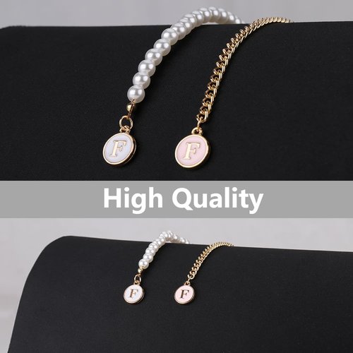 Cenekphy 2PCS Letter Charm Accessories For Stanley Cup, ID Initial Letter Charm A-Z Heart Shape Identification Handle Letter Charms, Personalized Pendants Accessories for Stanley Tumbler Cup, Letter S
