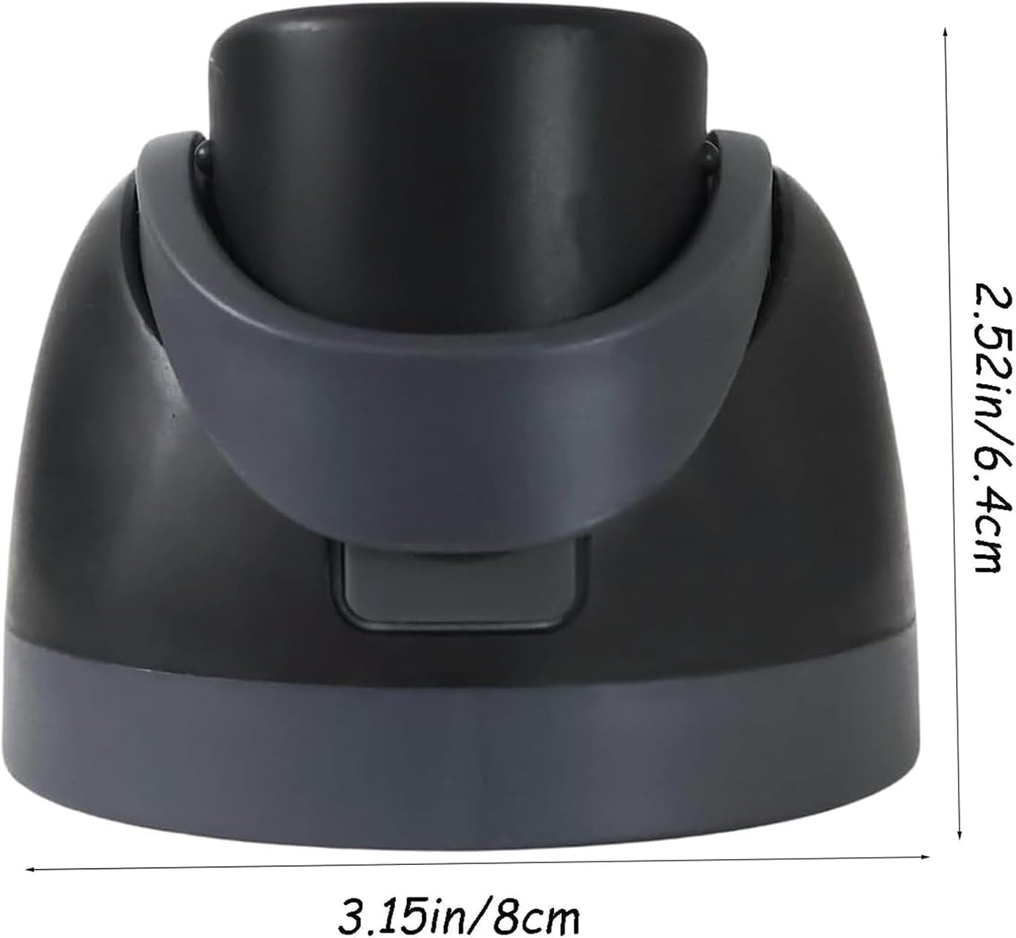 JIZHOUYAO Replacement Lid for Owala Freesip, Replacement Cap Compatible with Owala Freesip Cup 16oz 24oz 32oz 40oz,BPA-Free Replacement One Button Accessory for Owala Free Sip (Black)