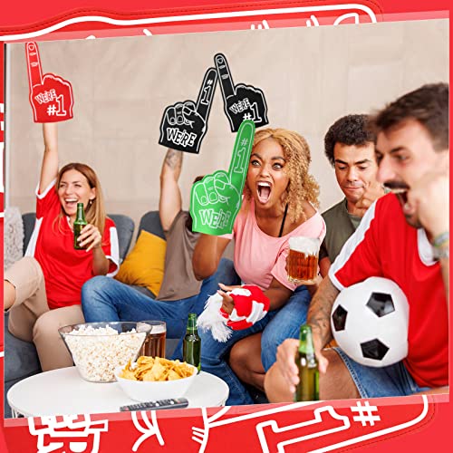 Giant Foam Finger 18 Inch Bulk Pack of 24 - Sports Cheerleading Hand