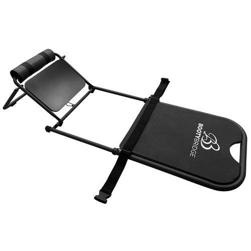 BootyBridge Glute Trainer + Glute Bridge Workout Equipment for Women + Home Gym Exercise Machines for A Total Body Workout + Lower Body Trainer & Bridge Pad
