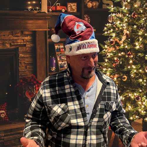 NHL Colorblock Santa Hat ? Show Your Ice Hockey Spirit with Officially Licensed NHL Holiday Fan Apparel and Gift