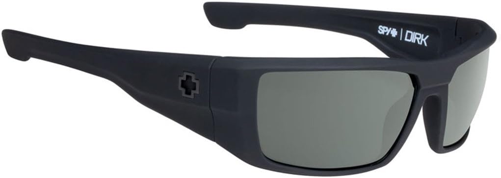 Spy Dirk Sunglasses - Spy Optic Addict Series Casual Eyewear - Matte Black/Grey