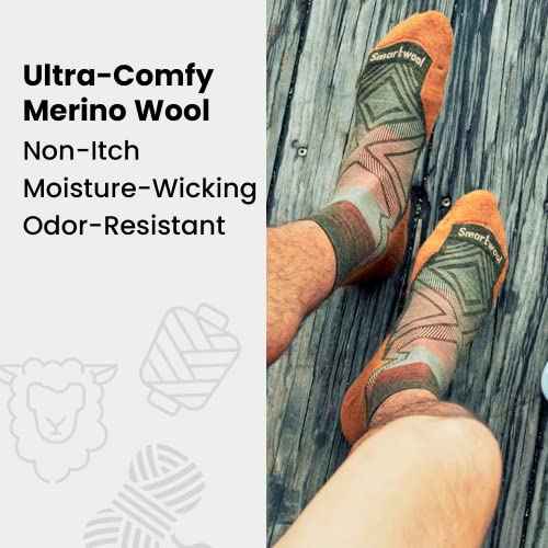 Smartwool Men's Maximum Cushion Merino Wool Mountaineer Tall Crew Socks