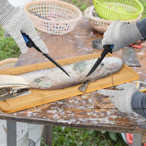 Classic Fish Fillet Board Set with Clamps Knives Gloves and Scale