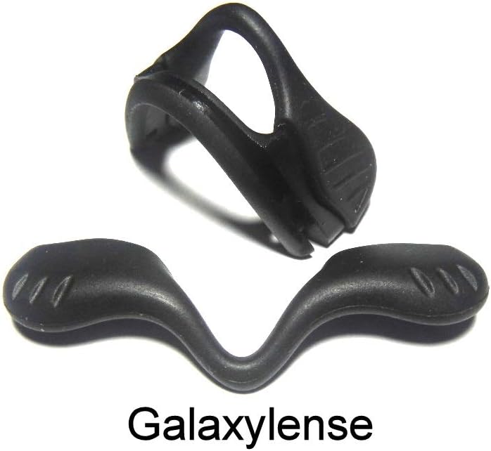 Galaxy Nose Pad Rubber Kits For Oakley Si Ballistic M Frame 2.0 Z87 Sunglasses Black Color