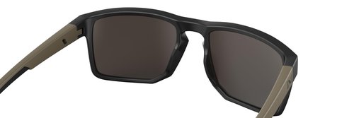 Wiley X WX Founder Sunglasses Safety Glasses for Men Shatterproof UV Eye Protection for Combat, Shooting Captivate Tungsten Mirror Lenses Matte Black & Tan Frames