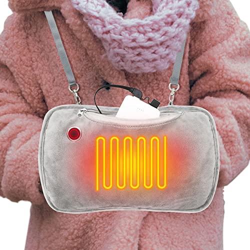 Rechargeable Hand Warmers with 10000mAh Battery Double-Sided Heating Gloves for Camping & Outdoor Winter Sports