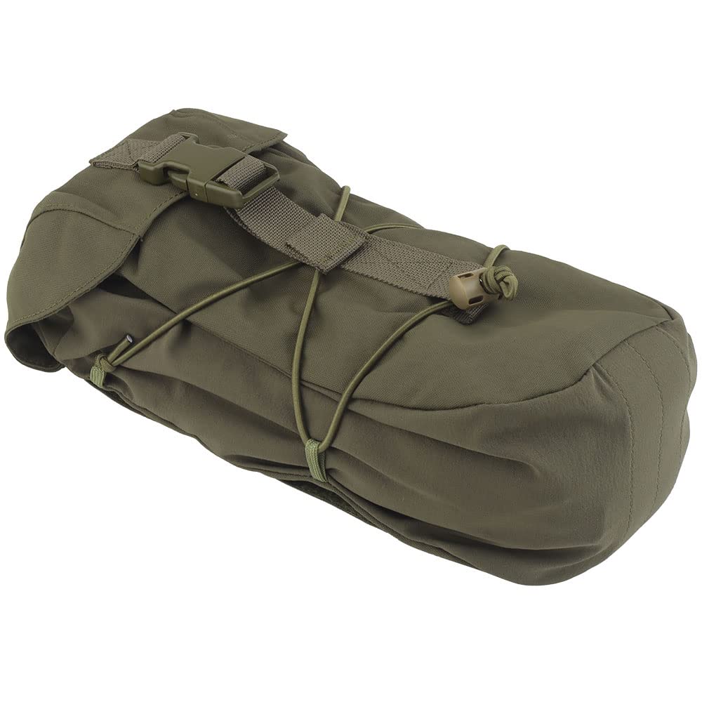 Hdlsina Multifunctional large capacity Dump Pouch Drawstring Magazine Tactical Utility Pouch Recycling Pouch Waist Bag (Green)