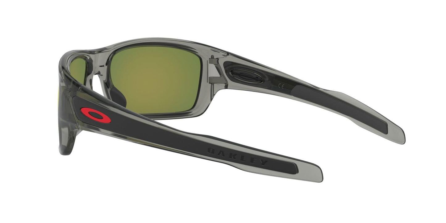 Oakley Sunglasses for Men - OO9263 Turbine Rectangular Polarized Sunglasses PRIZM Lenses - Grey Ink/PRIZM Ruby Polarized - Size 63