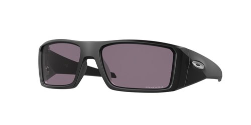 Oakley Heliostat OO9231 923101 61MM Matte Black/Prizm Grey Rectangular Sunglasses for Men + BUNDLE Accessory Leash +BUNDLE ACCESSORY EYEWEAR Kit