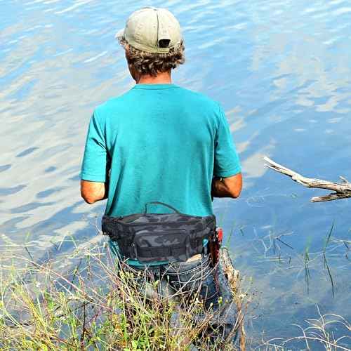Fishing Fanny Pack for Men -Fishing Fanny Pack-Lightweight and Fishing Sling Pack