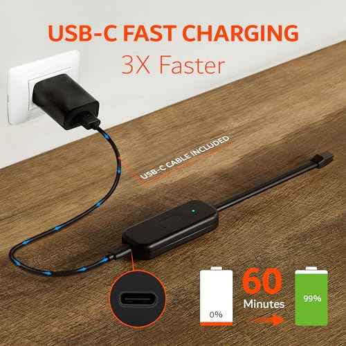 Candle Lighter, Windproof Electric Lighter Arc Lighter with USB-C Charging Battery Indicator | X-Type Plasma Beams | for Candles, Cooking, Stoves, Camping