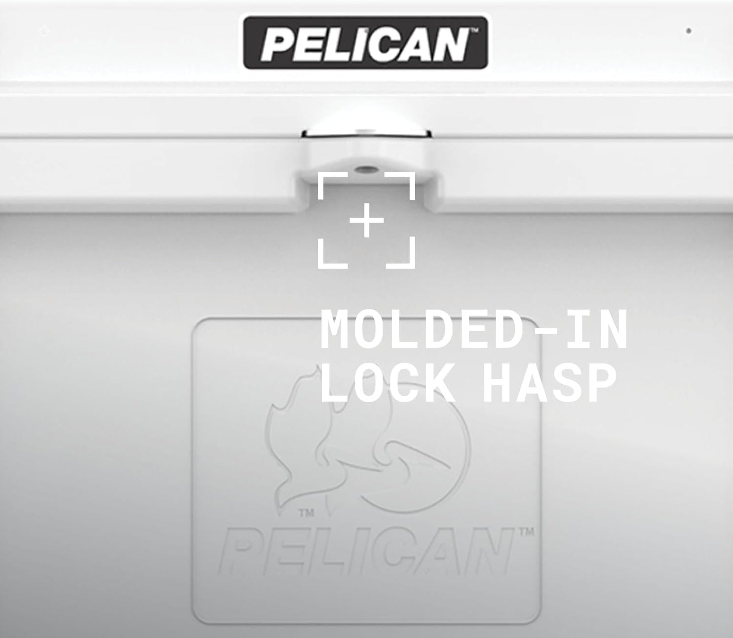 Pelican 95QT Elite Cooler | 72 Can Capacity with Ice | 10+ Day Ice Retention | Rubberized Grip Handles | Guaranteed for Life