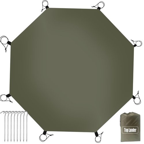 Multi-Purpose Camping Tarp with Waterproof Ground Sheets Mat Portable Tent Footprint Carpet for Hiking Outdoor Picnic