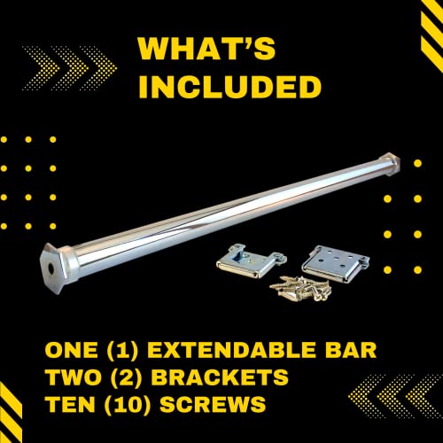 Doorway Pull-Up Bar for Home Gym - Adjustable Chin-Up Support Bar