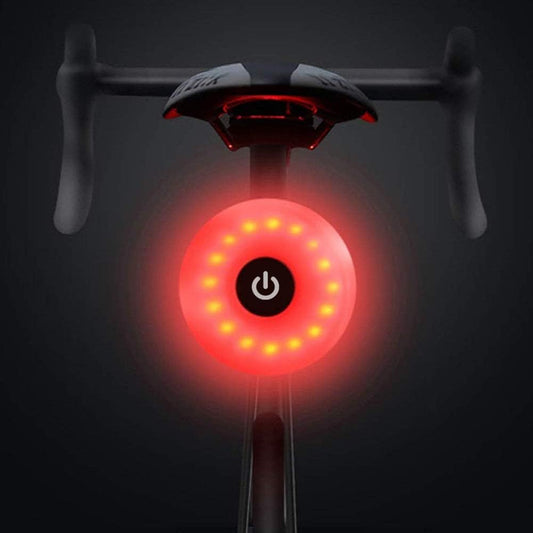 WASAGA Bike Tail Light, Sport LED Rear Bike Light USB Rechargeable, Red High Intensity Bicycle Taillight Waterproof, Helmet Backpack LED Lamp Safety Warning Strobe Light