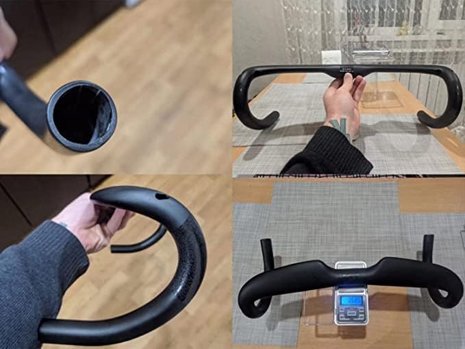 Alfa Pasca Carbon Handlebars Road Bike Drop HandleBars 31.8 Canbon Areo Drop Handle Bar bike components & parts Lightweight 3K Matte 400/420/440mm