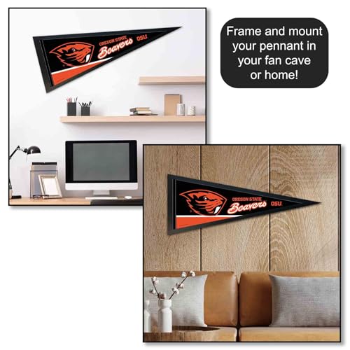 Full Size Felt Oregon State Beavers Pennant - 12x30 Inch Wall Banner