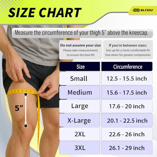 Knee Brace for Pain Relief Women & Men, 2 Pack Compression Knee Brace, Knee Support Sleeve for Running, Workout, Sports, Knee Braces for ACL, Meniscus Tear, Arthritis and Injury Recovery Black 2XL