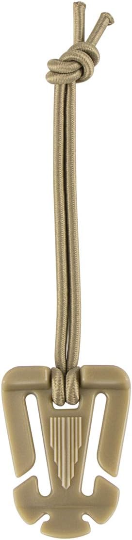 IronSeals 10 Pack Triangle Shape Tactical Gear Clip Backpack Webbing Attachments for 1 inch Molle Webbing