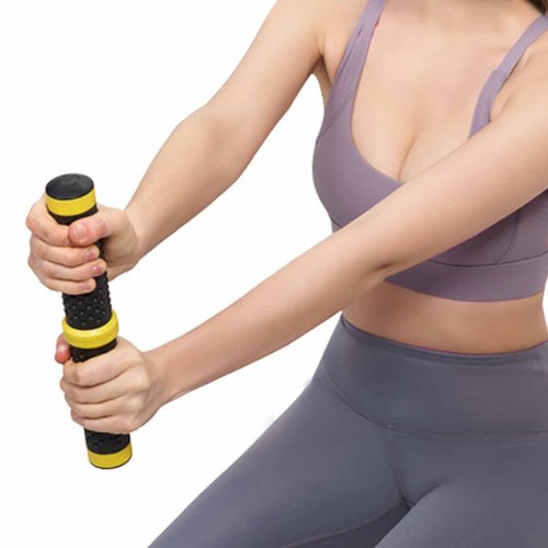 Twist Grip for Resistance Bar: Resistance Bar for Physical Therapy - Twist Grip Strength Trainer Hand Exerciser Bars Arm Wrist & Elbow Strengthener(Yellow-44lb)