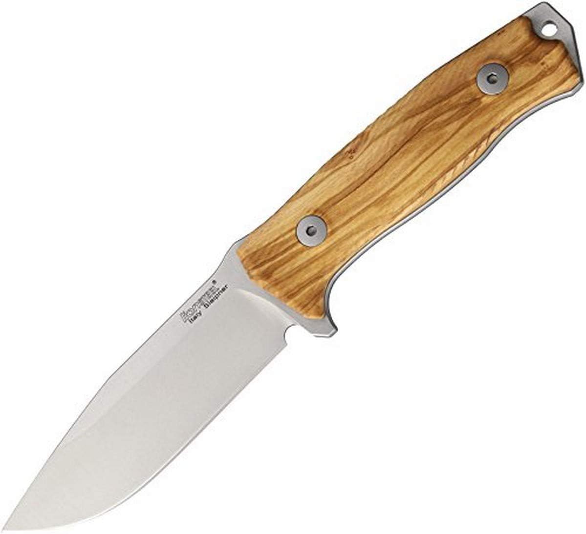 LionSTEEL M5 Fixed Blade Outdoor and Camp Knife – Sleipner Steel Blade, Wood, G10 or Micarta Handles, Torx T8 Screws, Sheath Included