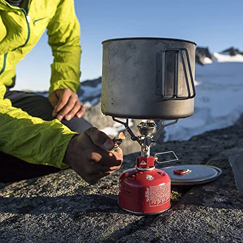 Ultralight Backpacking Camping Stove - Fast Boil & Adjustable Flame